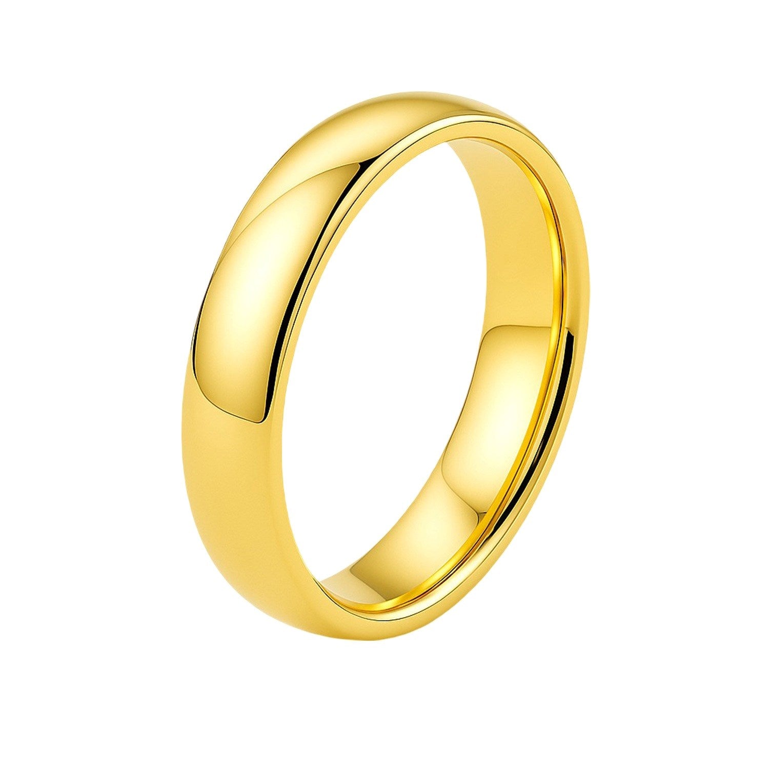 14k Yellow Gold Comfort Fit Wedding Band(4.00 mm)