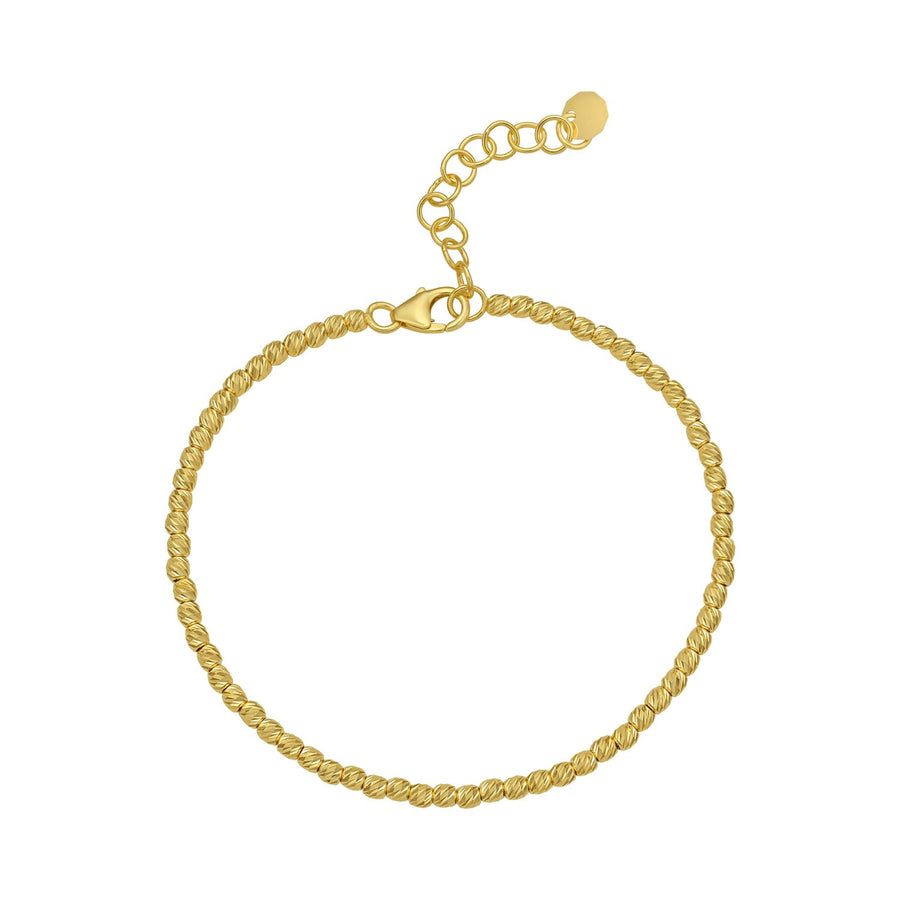 14K Yellow Gold Bead Chain Bracelet