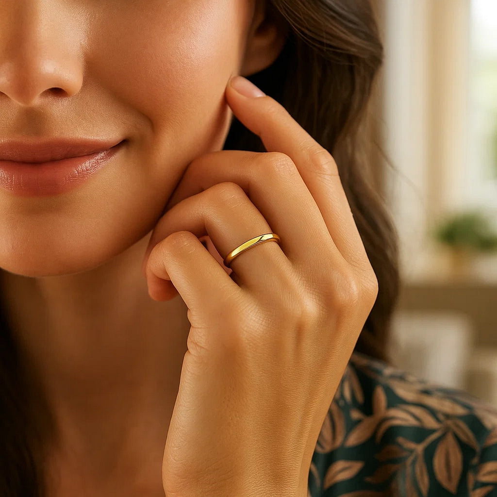 14k Yellow Gold Comfort Fit Wedding Band (3.00 mm)