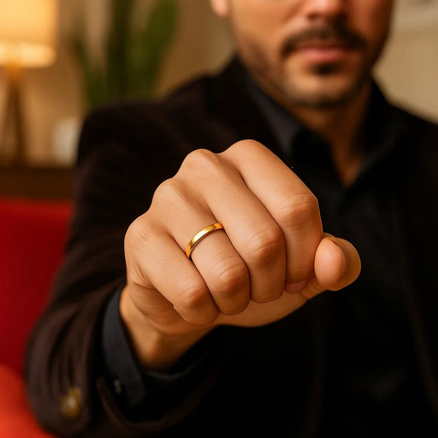 14k Yellow Gold Comfort Fit Wedding Band (3.00 mm)